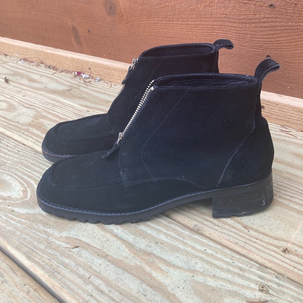 90s KENNETH COLE Suede Ankle Boots - Picture 2 of 16